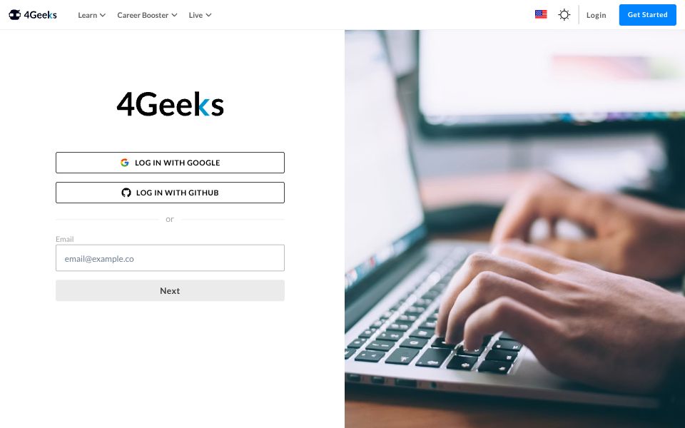 Screenshot of /